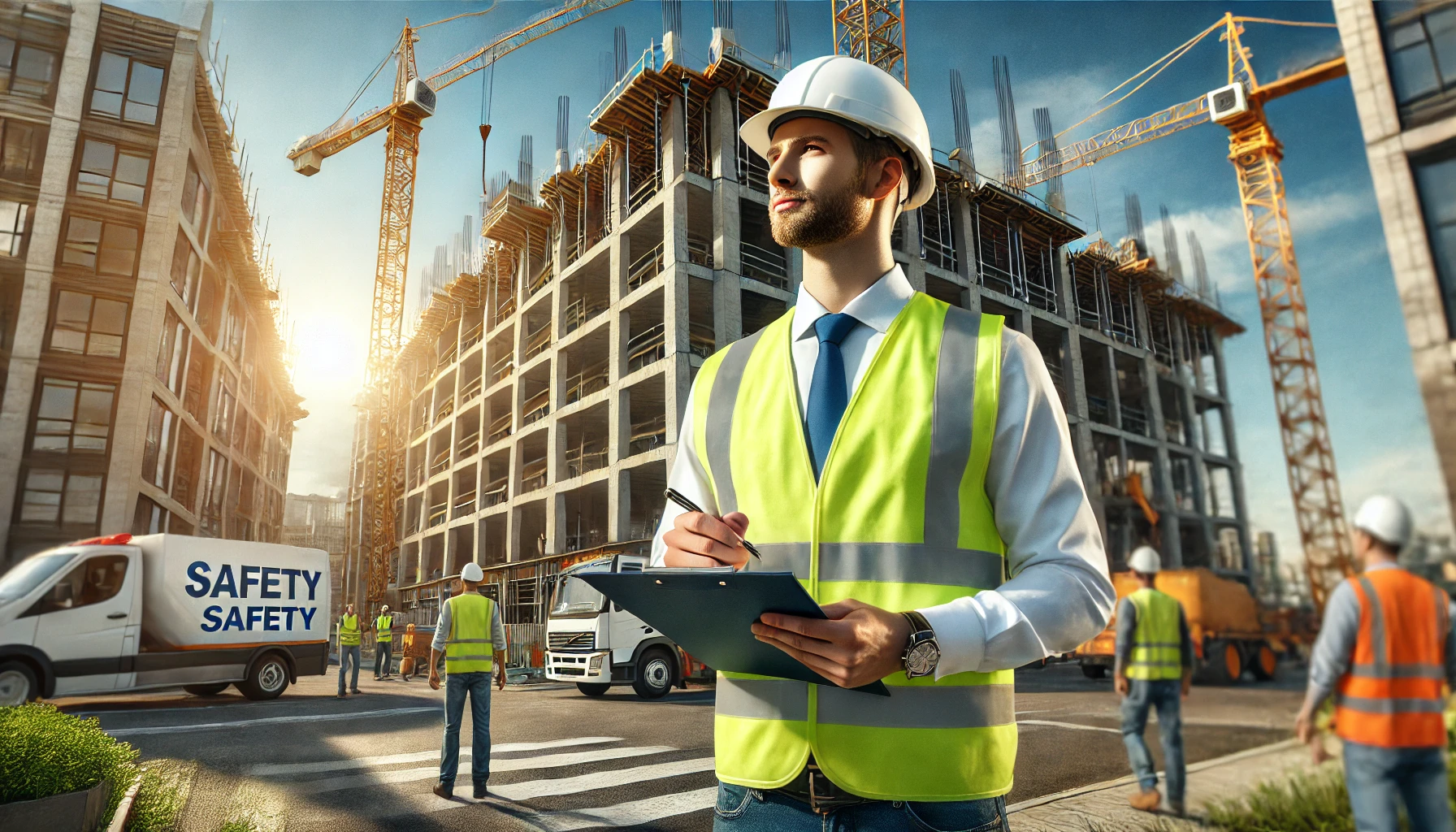 Nowoczesna budowa z inspektorem BHP